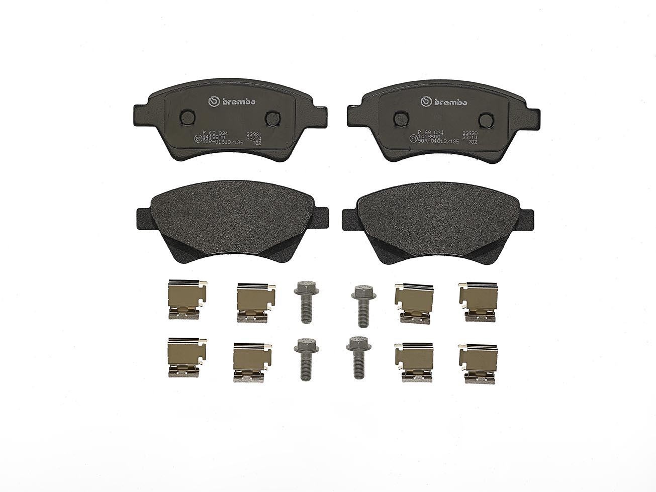 Brembo Bremsbelagsatz, Scheibenbremse P 68 034 Für Renault - Bild 4
