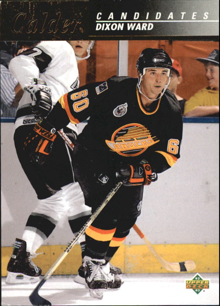1992-93 Upper Deck Calder Candidates #CC1 Dixon Ward Card