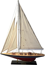 Modello Di Barca a Vela in Legno Endeavour J Class Sailing Yacht | Americas Cup 