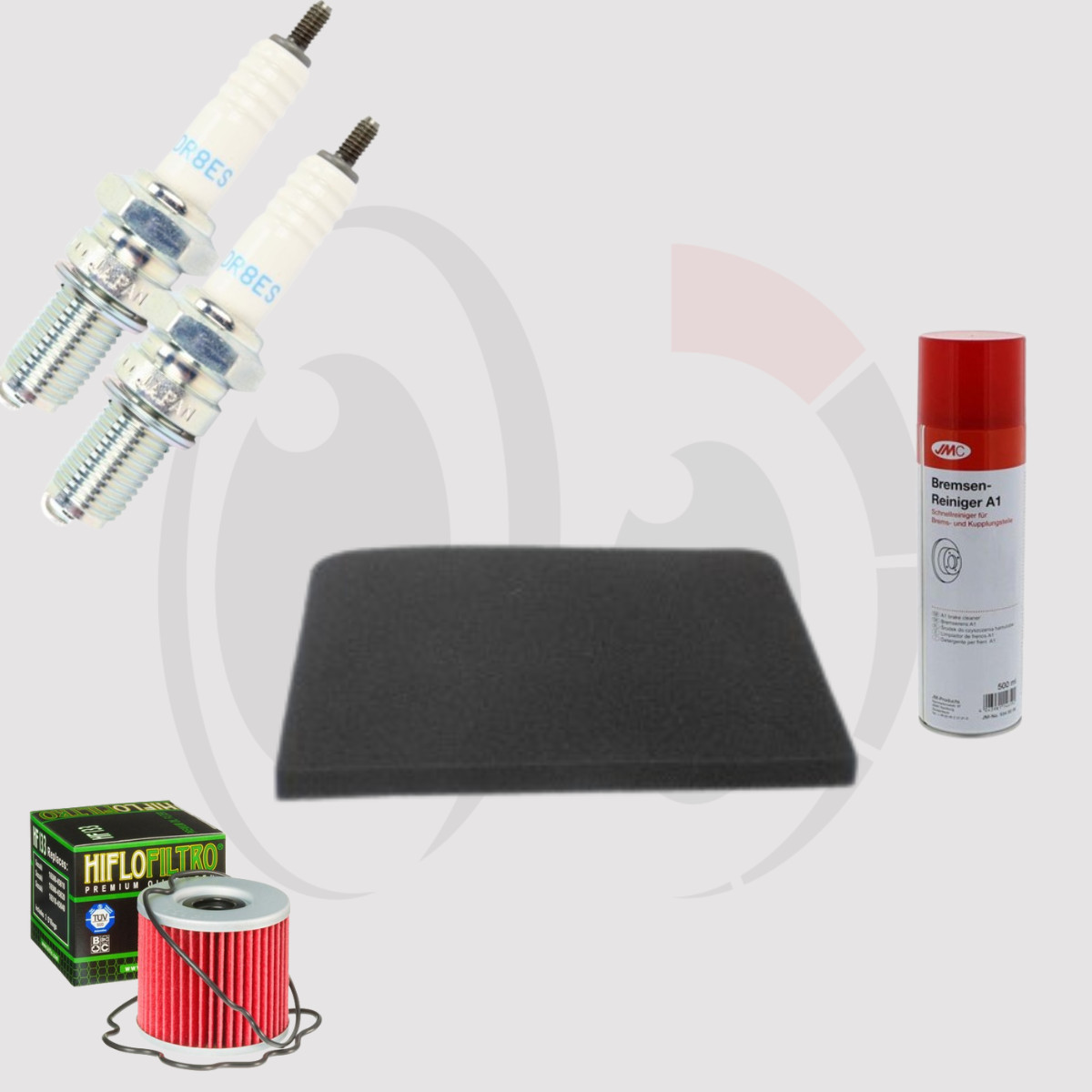 Pièces révision Suzuki GSX 250 1980-1981 kit entretien filtres et bougies