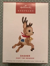 DASHER - 8 Tiny Reindeer - 2025 Hallmark Keepsake Ornament - 1st in Series - NEW