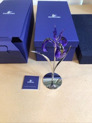 SWAROVSKI CRYSTAL PARADISE FLOWER BLUE VIOLET DAMBOA 848449