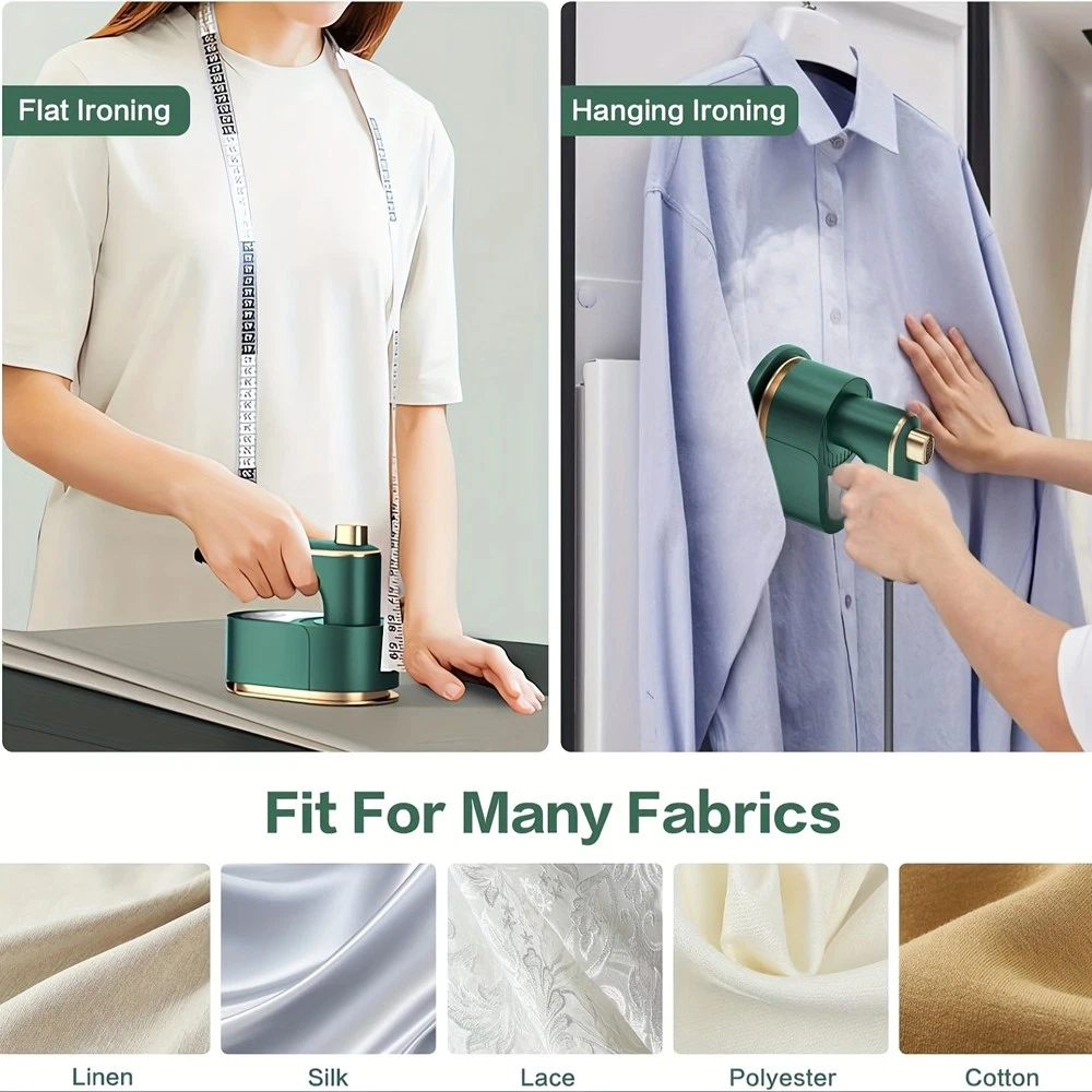 Portable Durable Garment Steamer for Clothes – Mini Handheld Travel Steamer Iron