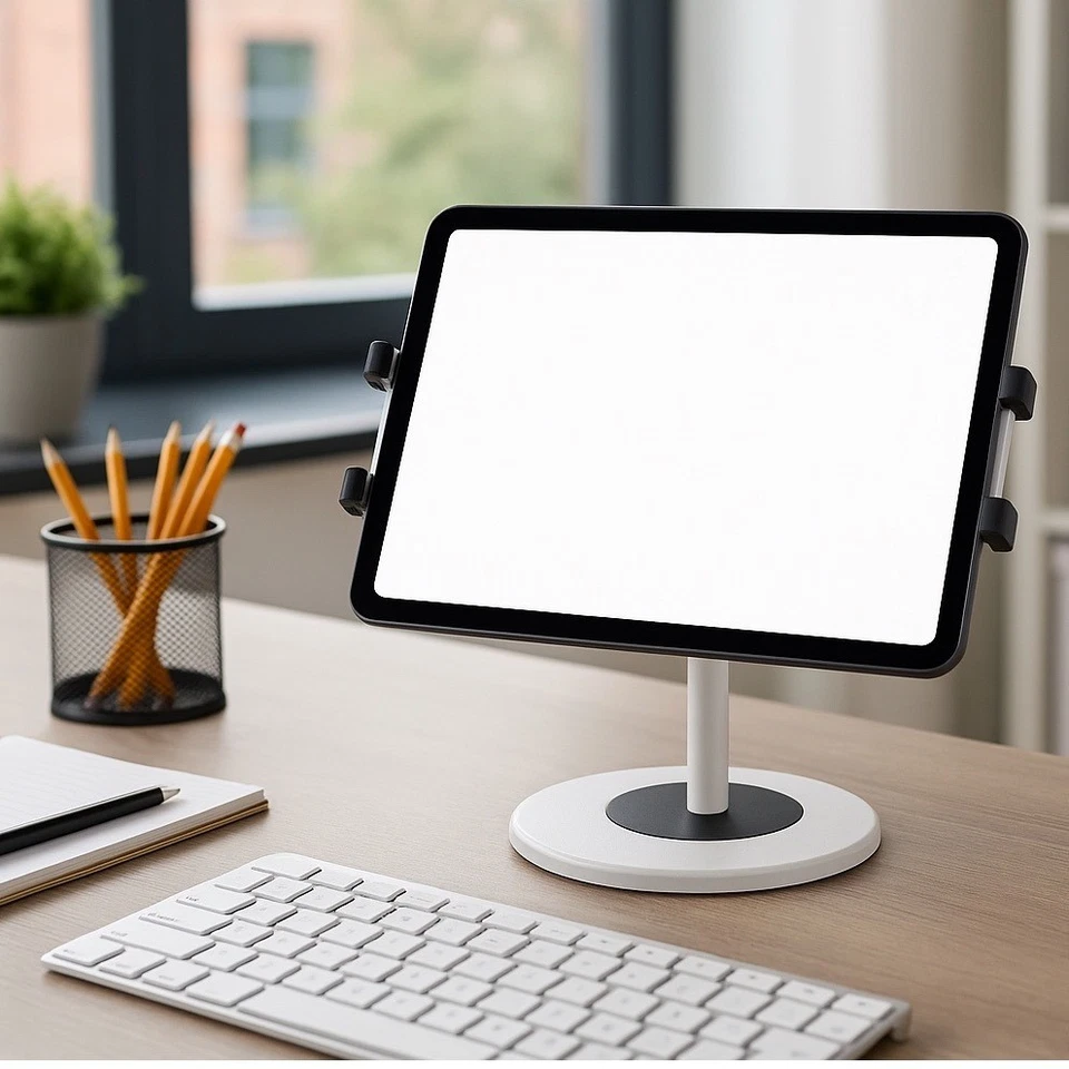 ABOVETEK Tablet Stand Holder Desktop Adjustable Universal 360 Rotating 90-01 - Image 2 of 4
