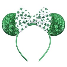 Kiddale St. Patrick s Day Headband,Shamrock 7.8x8.7,
