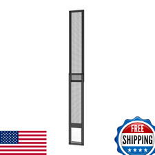 Hakuna Pets V2 Patio Pet Door Screen Insert for Sliding Doors, 55.12-84.25" H