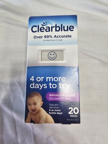 Clearblue Advanced Digital Ovulation Test 20 test per box exp 01-26-27
