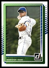 Alex Rodriguez 2025 Donruss #87 Rangers MLB READ FREE SHIPPING AutographDen