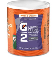 Gatorade Thirst Quencher Powder G2 Low Calorie Grape 19.4 Ounce Pack of 3