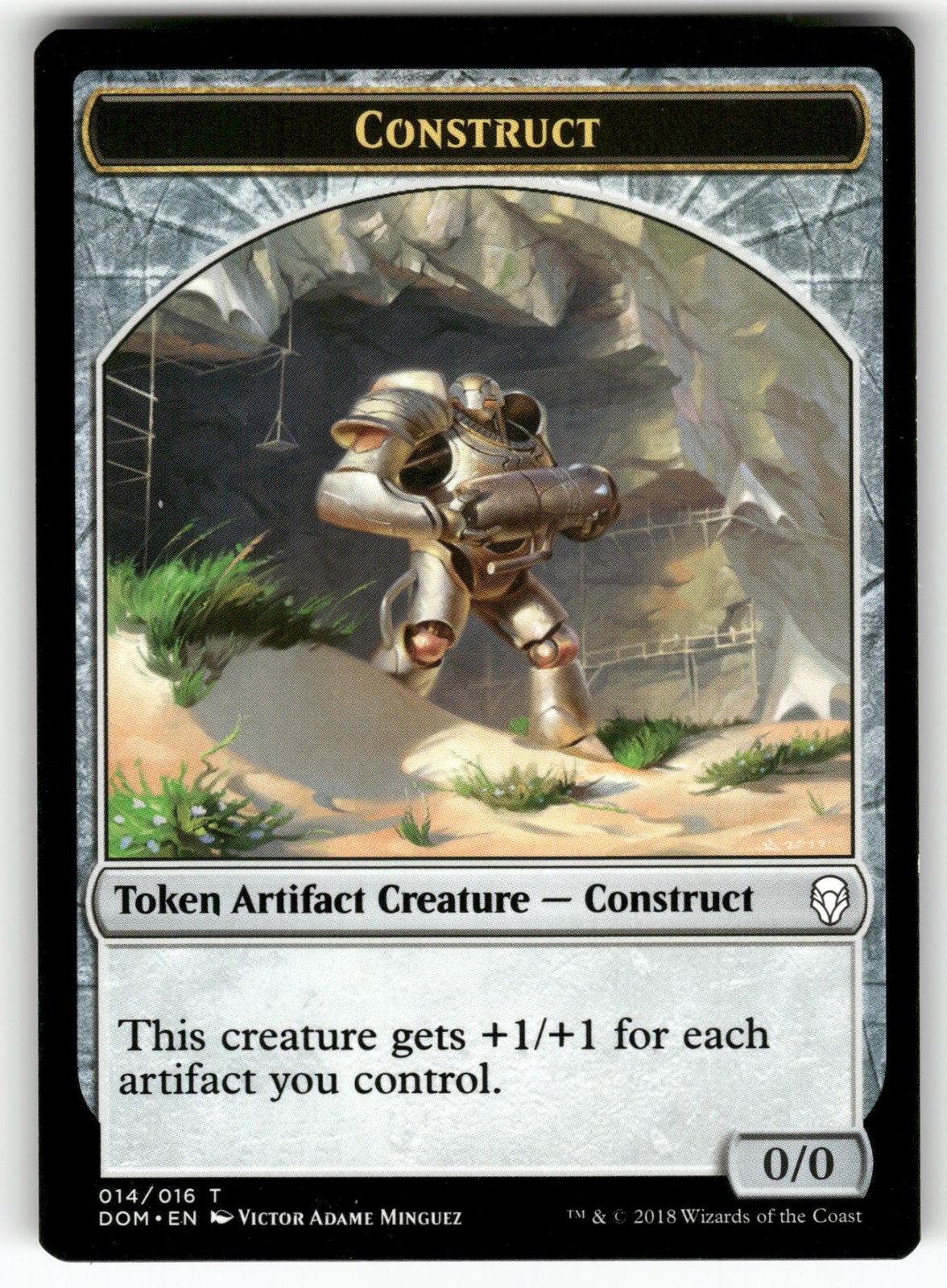 Construct Token 14 Token Dominaria Near Mint