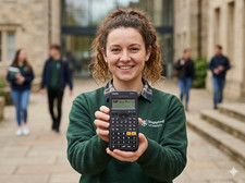 Calcolatrice scientifica Casio FX-83GT X Classwiz nera ottime condizioni spedizione gratuita