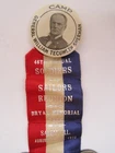 46th SAILORS & SOLDIERS REUNION CAMP GENERAL WILLIAM T. SHERMAN PIN BADGE RIBBON