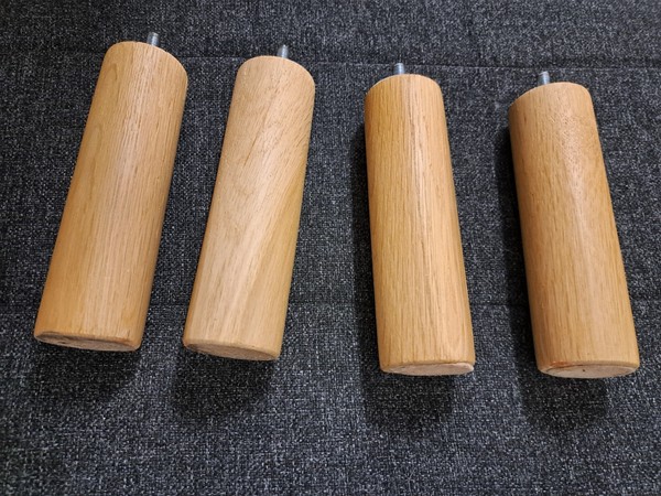 Patas de sofá de madera IKEA LANDSKRONA - Roble macizo - Juego de 4 - Excelente estado