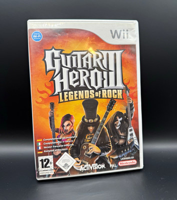 Guitar Hero III: Legends of Rock Wii (PAL), 2007, USK 12, Not for Resale