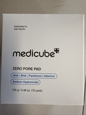 Medicube Zero Pore Pads 2.0, Dual-Textured Facial Toner Pads for Exfoliation and