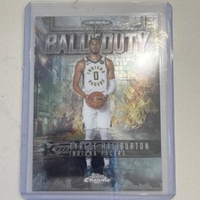 Topps Chrome Ball of Duty 2025-26 Tyrese Haliburton #BD-12 Indiana Pacers NBA