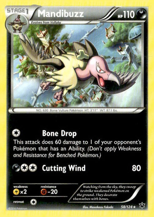 XY - Fates Collide #58/124 Mandibuzz