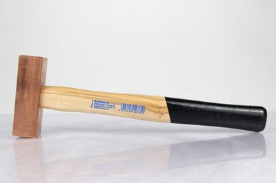 Promat Kupferhammer Schonhammer 750 g mit Hickory-Stiel