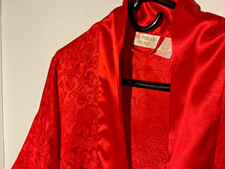 Victoria Secret Red Satin Kimono Robe