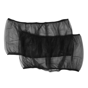 2 Pcs Oiseaux Coffre-fort Mesh Respirant Protège-poussière Protecteur d'éclaboussures pour les Canaries