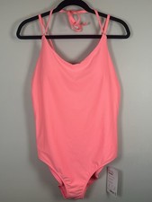 Athleta Keyhole One Piece Swim Suit - Size Large - Pink