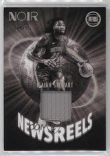 2021-22 Panini Noir Newsreels Jerseys /75 Isaiah Stewart #NWJ-ISW 19ft