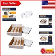 Trading/Gaming Card Storage Box - Holds 3200 Cards, Easy Assembly