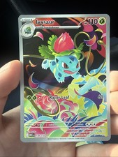 Carta Pokémon Ivysaur 134/132 Full Art Secret Rara Holo Mega Evoluzioni
