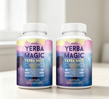   pack of 2  Pure Yerba Mate Clean Natural Energy Dietary Supplement 120 Capsul