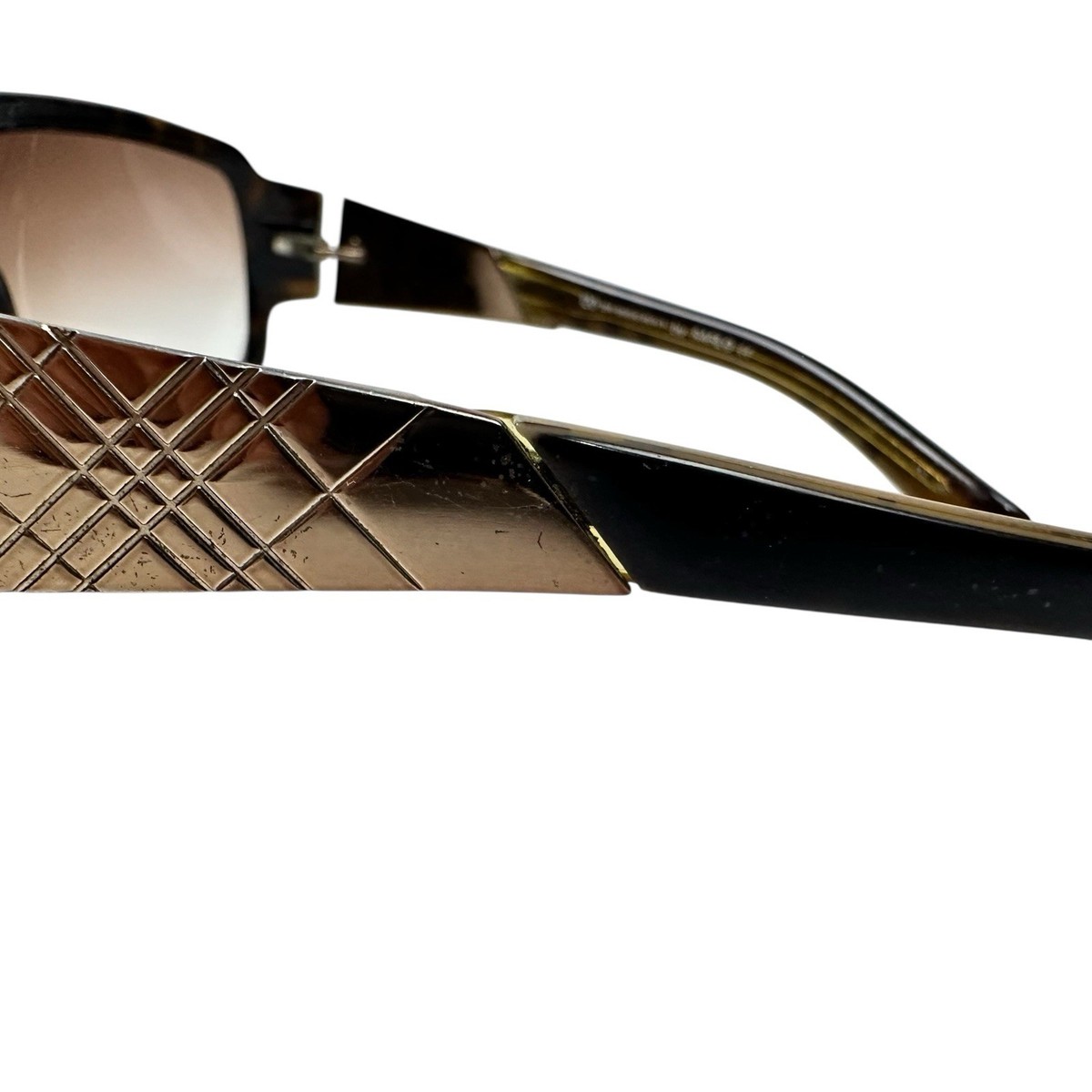 Burberry by Safilo Nova Check Brown Sunglasses Vintage Burberry Nova Check Sunglasses By Safilo Brown Gold  main image 3