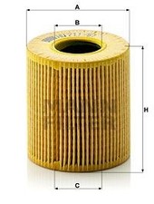 MANN-FILTER HU711/51x Ölfilter für CITROËN DS  passend für FIAT FORD