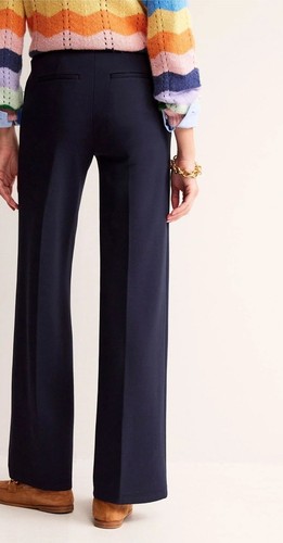 Pantalone donna Boden Ponte jersey tasche NAVY taglia 16 nuovo con etichette T0266 - Foto 3 di 5