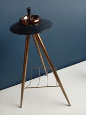 Posacenere Vintage con Portariviste Piedi Piramidali Italia Design Anni 70