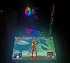 Gaming PC i5‑8600K GTX 1660 Ti 32GB RAM 1TB Nvme / HDD RGB Desktop + 15" Monitor