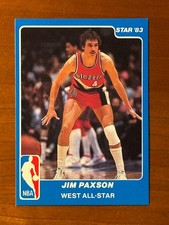 1983 Star Jim Paxson #20 NBA All-Star Game Portland Trail Blazers Boston Celtics