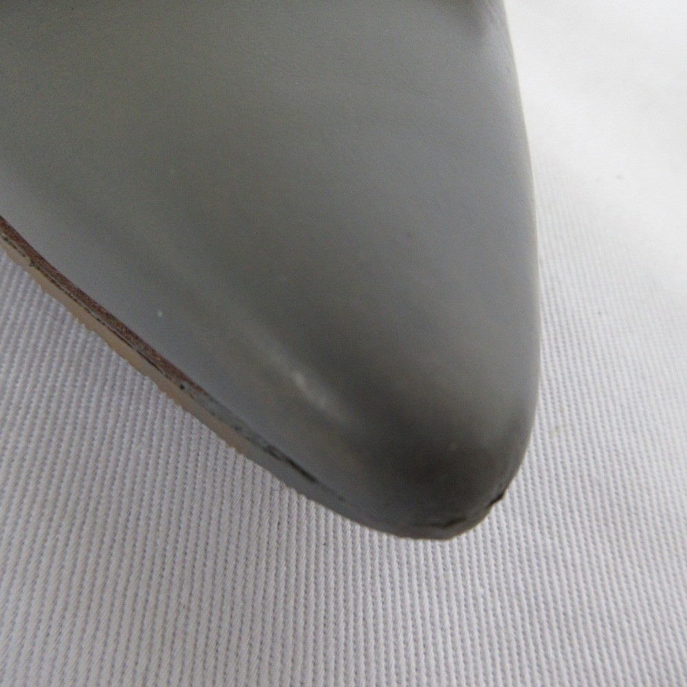 TORY BURCH GIGI Pointed Toe Flat Pumps, Size 5 1/2, Gray Women USED thumbnail 15