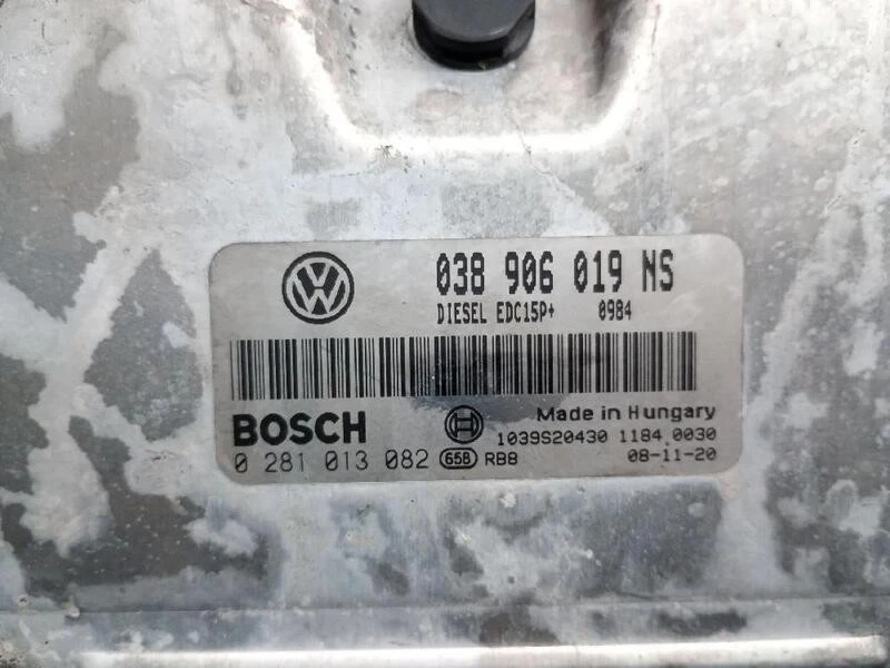 038906019NS centralina motore per SKODA FABIA II COMBI (545) 1.9 TDI 5442458 - Immagine 4 di 4