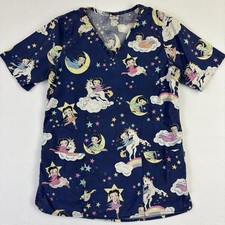 Vintage 1997 Betty Boop Uniforms Scrubs Size Small / Medium CHECK MEASUREMENTS 