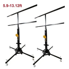 2Pcs 16 Positions Lighting Crank Stand Stage Lighting Truss System 5.9-13.12ft