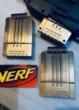Nerf N-Strike Soft Dart Clip Ammo 6-shot Magazine Gold Painted Lot 3 