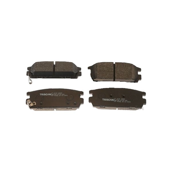 Bremsbelagsatz Scheiben 15,8 Mm Triscan Iam-Expertise FüR U.A. Hyundai Terracan-image