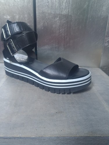 Neuwertige GABOR Plateausandalen Gr 37,5 (4,5) Sandaletten Schuhe schwarz #1737 - Bild 2 von 14