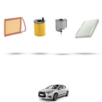 Hoffcar Set Service - 4 Filter Kompatibel Mit Citroen Ds4 1.6 E-Hdi 82Kw Von