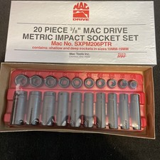 Mac Tools SXPM206PTR 20pc 3/8 Mac Drive Metri...