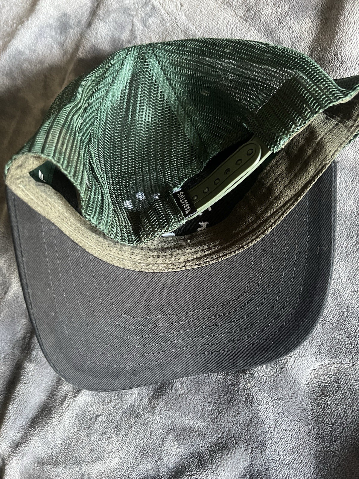 Fabletics Hat Cap Snap Back Green Black Trucker G… - image 2