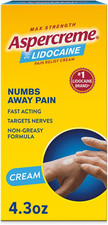 Lidocaine Pain Relief Cream Soothes Aggravated Nerves, Numbing Topical Analgesic