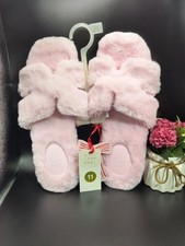 Zapatillas para mujer A New Day color rosa rubor salvia súper suaves talla 11 piel sintética