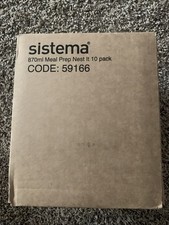 Sistema-10 Pack Nest It Meal Prep Food Storag...