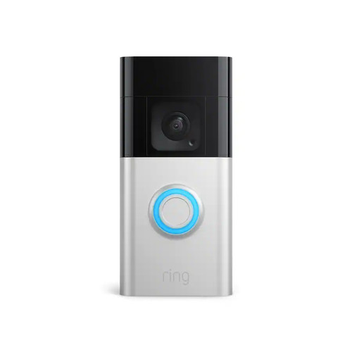 NEW - Ring Battery Doorbell Plus Smart Wifi Video Security Camera Satin Nickel