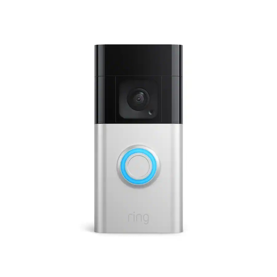 NEW - Ring Battery Doorbell Plus Smart Wifi Video Security Camera Satin Nickel